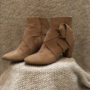 Suede booties